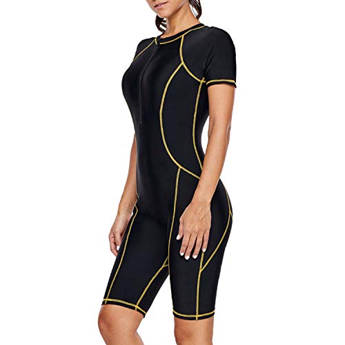 Jywmsc BaƱador de una Pieza para Mujer, con Cremallera, Parte Delantera, Push up Traje de BaƱo Boyshort Jywmsc BaƱador de una Pieza para Mujer, con Cremallera, Parte Delantera, Push up Traje de BaƱo Boyshort