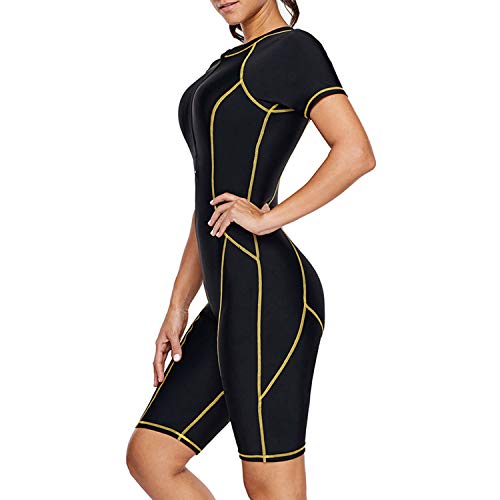 Jywmsc BaƱador de una Pieza para Mujer, con Cremallera, Parte Delantera, Push up Traje de BaƱo Boyshort Jywmsc BaƱador de una Pieza para Mujer, con Cremallera, Parte Delantera, Push up Traje de BaƱo Boyshort