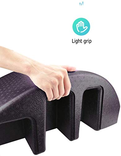 JYZT Corrector De Espina Dorsal Cuña De Espuma, Arco De Yoga Curvo Dispositivo De Ejercicios Estiramiento De Espalda con Barril, Alineación Cintura Masajeador De Espalda Cama Masaje Arco Pilates