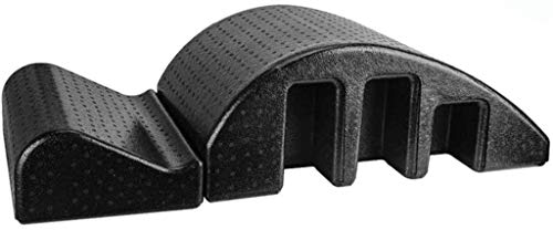 JYZT Corrector De Espina Dorsal Cuña De Espuma, Arco De Yoga Curvo Dispositivo De Ejercicios Estiramiento De Espalda con Barril, Alineación Cintura Masajeador De Espalda Cama Masaje Arco Pilates JYZT Corrector De Espina Dorsal Cuña De Espuma, Arco De Yoga Curvo Dispositivo De Ejercicios Estiramiento De Espalda con Barril, Alineación Cintura Masajeador De Espalda Cama Masaje Arco Pilates