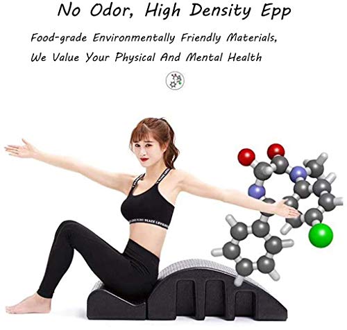 JYZT Enderezadora Cervical Multifuncional EPP Pilates, Cama De Masaje De Arco De Pula, Estera De Yoga De Espuma Corporal Equilibrante, Alineador De Columna para Aliviar El Dolor De Espalda JYZT Enderezadora Cervical Multifuncional EPP Pilates, Cama De Masaje De Arco De Pula, Estera De Yoga De Espuma Corporal Equilibrante, Alineador De Columna para Aliviar El Dolor De Espalda