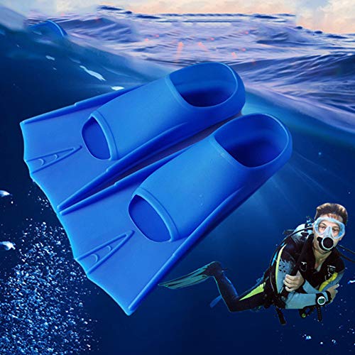 JZH-Light - Aletas de natación unisex para buceo, aletas para buceo, aletas cortas, aletas para apnea y snorkeling Swim Diving Training Pie Flipper Gel de sílice Flippers Equipamiento Mayor, X-Large