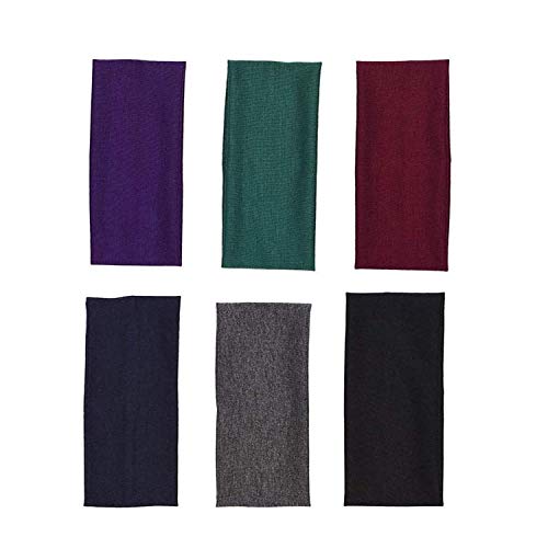 JZZJ 6 Piezas Estiramiento Elástico Cintas de Pelo Yoga Diademas de Algodón para Adolescentes Niñas y Mujeres JZZJ 6 Piezas Estiramiento Elástico Cintas de Pelo Yoga Diademas de Algodón para Adolescentes Niñas y Mujeres