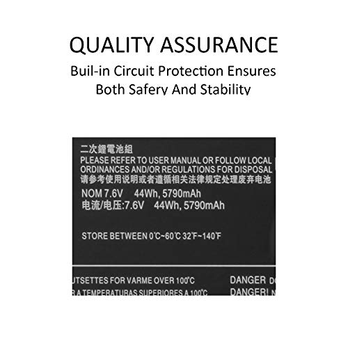 K KYUER 7.6V 44Wh 5900mAh L13M4P71 Batería para Lenovo Yoga 3 Pro 1370 Pro-1370 80HE Yoga 3 Pro-5Y71 Pro-I5Y70 Yoga 3 Pro-I5Y51 L14S4P71 Laptop Battery