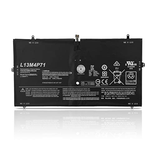 K KYUER 7.6V 44Wh 5900mAh L13M4P71 Batería para Lenovo Yoga 3 Pro 1370 Pro-1370 80HE Yoga 3 Pro-5Y71 Pro-I5Y70 Yoga 3 Pro-I5Y51 L14S4P71 Laptop Battery