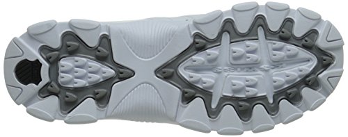 K-Swiss Zapatillas st329 elíptica Hombre, blanco, negro y plateado, 8,5 D(M) US K-Swiss Zapatillas st329 elíptica Hombre, blanco, negro y plateado, 8,5 D(M) US