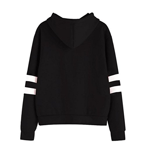 K-youth Mujer Sudaderas, Mujeres Harry ✿ Potter Gafas Estampado Sudaderas con Capucha Manga Larga Sudaderas Jersey de Bolsillo Tumblr Mujer Cortas Blusa Tops (Negro, S) K-youth Mujer Sudaderas, Mujeres Harry ✿ Potter Gafas Estampado Sudaderas con Capucha Manga Larga Sudaderas Jersey de Bolsillo Tumblr Mujer Cortas Blusa Tops (Negro, S)