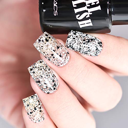 KADS Kit Uñas de Gel Esmalte Semipermanente de Color 6pcs Laca Soak Off Top Coat Base Coat UV LED Manicura Arte 9.5ml KADS Kit Uñas de Gel Esmalte Semipermanente de Color 6pcs Laca Soak Off Top Coat Base Coat UV LED Manicura Arte 9.5ml