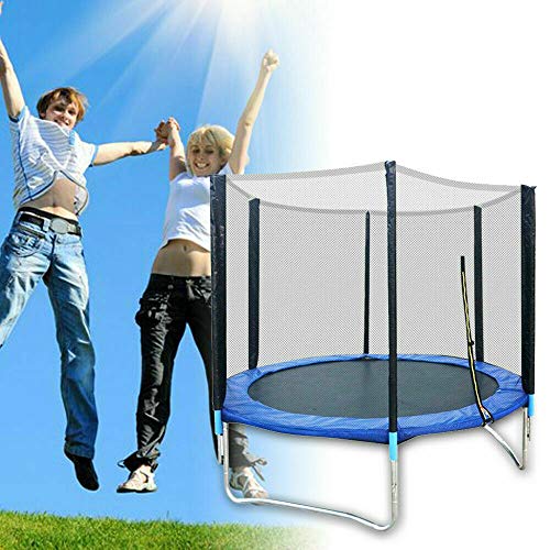 Kaibrite Juego de cama elástica para exteriores, mini trampolín para fitness, trampolín para niños, interior para niños/niños pequeños (72 pulgadas, carga: 300 kg)