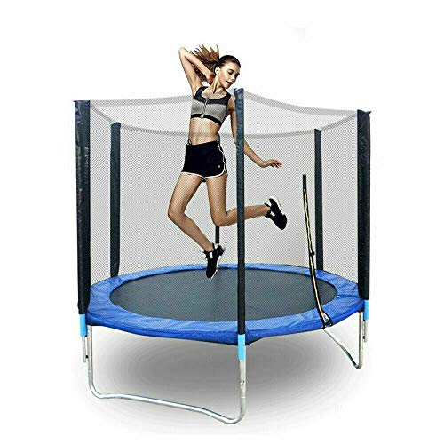 Kaibrite Juego de cama elástica para exteriores, mini trampolín para fitness, trampolín para niños, interior para niños/niños pequeños (72 pulgadas, carga: 300 kg)