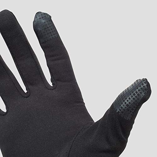 Kalenji Running Guantes táctiles - Negro Negro XS Kalenji Running Guantes táctiles - Negro Negro XS
