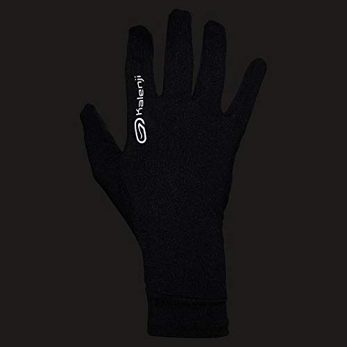 Kalenji Running Guantes táctiles - Negro Negro XS Kalenji Running Guantes táctiles - Negro Negro XS