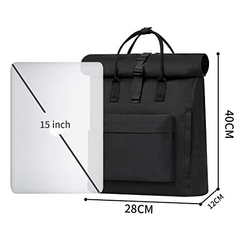 KALIDI Mochila Unisex de Estudiante, Mochila Escolar del Ordenador Portátil 15inch, Bolso Portátil Resistente de Oxford Durable