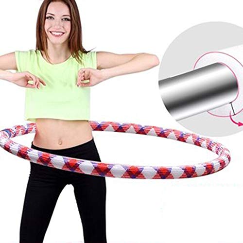 Kaliove Adelgaza Círculo Vientre De La Cintura De La Belleza De La Aptitud, Hula Hoop Mujeres De La Cintura Delgada, Señoras De Pérdida De Peso De 2 Kg De Fitness En Casa del Aro del Hula,Azul