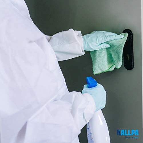 KALLPA Monos de protección Reutilizables - Polipropileno, plastificado, Buzo de Trabajo Tipo I - Protege de líquidos y bacterias, Impermeable, antiestático, no alérgeno y Gran transpirabilidad (XL)