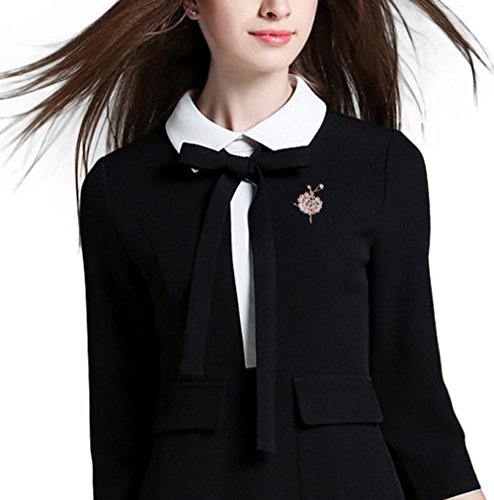 Kanggest Broche para Mujer Creativa Moda Estilo de mujer de ballet diamante Broche Elegante Broches para Ropa Bufanda Vestidos Kanggest Broche para Mujer Creativa Moda Estilo de mujer de ballet diamante Broche Elegante Broches para Ropa Bufanda Vestidos
