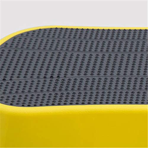 Kanqingqing Aerobic Step Ejercicio aeróbico de 3 Niveles Altura Ajustable en Tabla de Pasos de 85 cm de Longitud Paso Ajustable Ejercicio Fitness Gimnasio casero (Color : Amarillo, tamaño : 85cm)