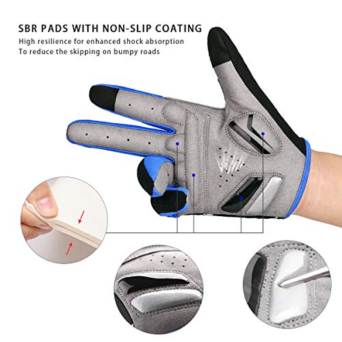 Kansoom Guantes de Ciclismo Motocicleta Bicicleta Montaña-Acolchados Bicicleta de Hombres Mujeres Antideslizante Pantalla Kansoom Guantes de Ciclismo Motocicleta Bicicleta Montaña-Acolchados Bicicleta de Hombres Mujeres Antideslizante Pantalla
