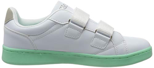 Kappa Clave, Zapatillas para Mujer, 1037 White Mint, 40 EU