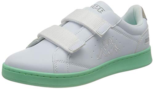 Kappa Clave, Zapatillas para Mujer, 1037 White Mint, 40 EU