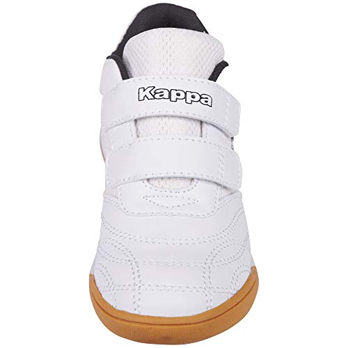 Kappa Kickoff, Zapatillas de Deporte Interior, Blanco (White/Black 1011), 35 EU Kappa Kickoff, Zapatillas de Deporte Interior, Blanco (White/Black 1011), 35 EU