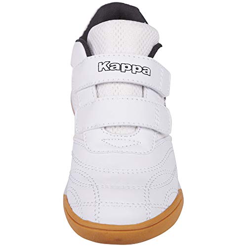 Kappa Kickoff, Zapatillas de Deporte Interior Unisex niños, Blanco (White/Black 1011), 32 EU