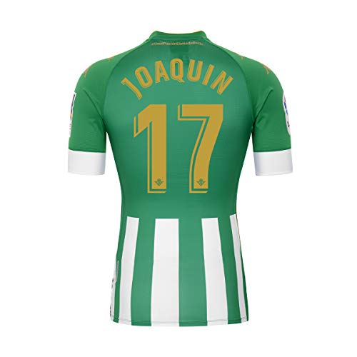 Kappa Primera Equipacion Kombat Betis Camiseta 17 JOAQUĂN, Hombre, Verde/Blanco, XL Kappa Primera Equipacion Kombat Betis Camiseta 17 JOAQUĂN, Hombre, Verde/Blanco, XL