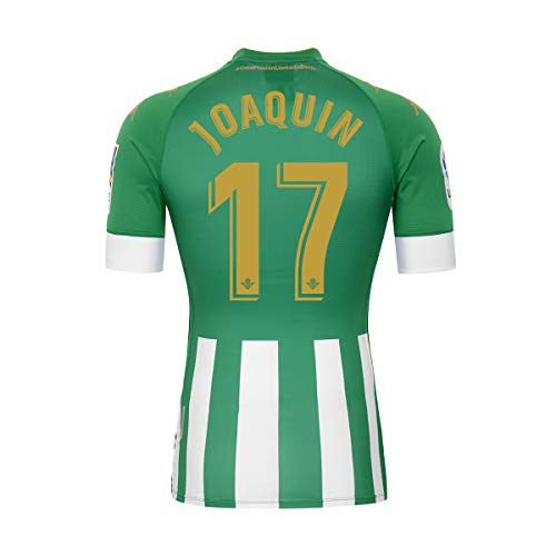 Kappa Primera Equipacion Kombat Betis Camiseta 17 JOAQUÍN, Hombre, Verde/Blanco, XL