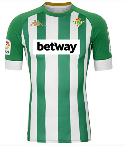 Kappa Primera Equipacion Kombat Betis Camiseta 17 JOAQUÍN, Hombre, Verde/Blanco, XL