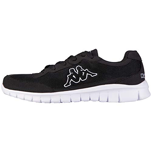 Kappa Rocket, Zapatillas Unisex Adulto, Negro Black White 1110, 44 EU