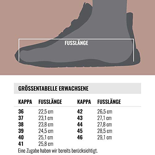 Kappa Rocket, Zapatillas Unisex Adulto, Negro (Black/White 1110), 38 EU Kappa Rocket, Zapatillas Unisex Adulto, Negro (Black/White 1110), 38 EU