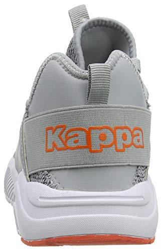 Kappa San Antonio, Zapatillas Deportivas Unisex, Gris/Mango Naranja, 45 EU