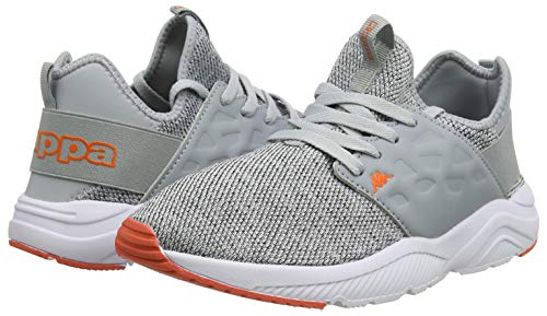 Kappa San Antonio, Zapatillas Deportivas Unisex, Gris/Mango Naranja, 45 EU