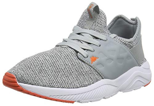 Kappa San Antonio, Zapatillas Deportivas Unisex, Gris/Mango Naranja, 45 EU