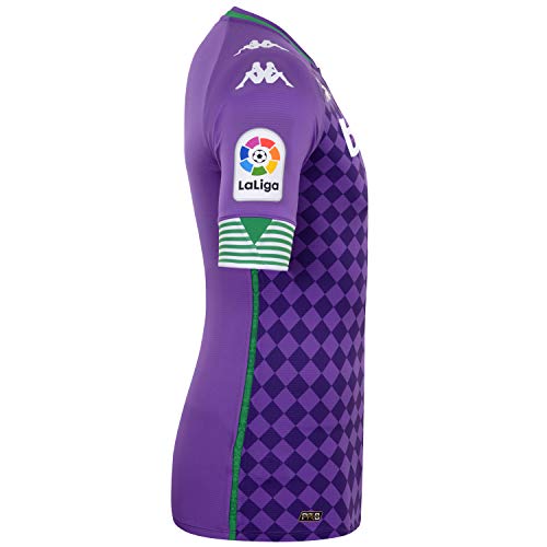 Kappa Segunda Equipacion Kombat Betis Camiseta 17 JOAQUÍN, Hombre, Morado, L