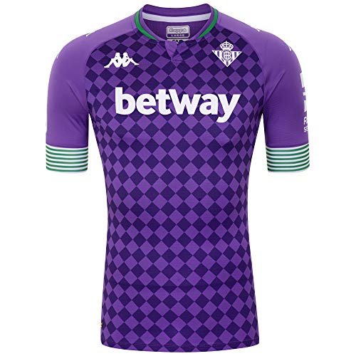 Kappa Segunda Equipacion Kombat Betis Camiseta 17 JOAQUÍN, Hombre, Morado, L