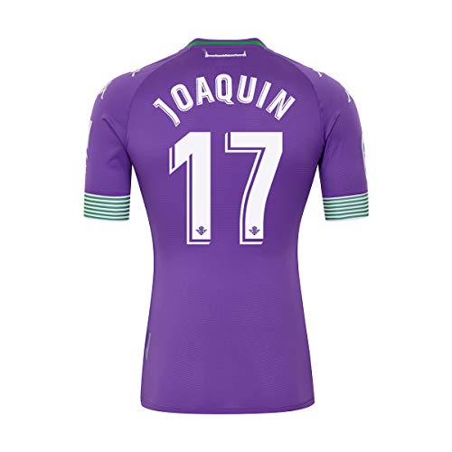 Kappa Segunda Equipacion Kombat Betis Camiseta 17 JOAQUÍN, Hombre, Morado, S