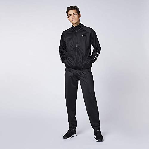 Kappa Till Tracksuit - Chándal de Fitness para Hombre, Color Negro, Talla L