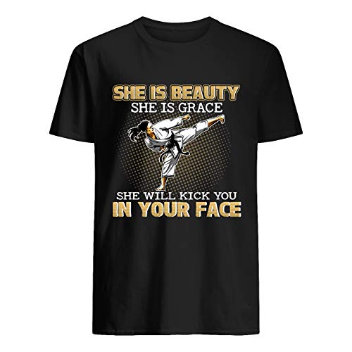 Karate Taekwondo Chica Kick in Your Face Camiseta