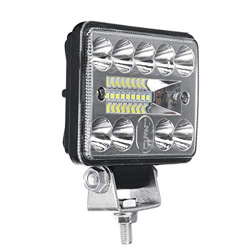 KASILU 3 Pulgadas 54W LED Trabajo Fundición débil Fundición Viga de Combo 6000K Blanco for camión SUV 9-30V Bricolaje