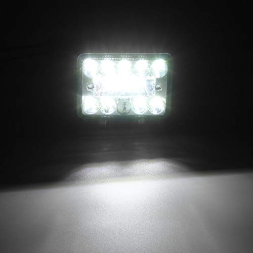 KASILU 3 Pulgadas 54W LED Trabajo Fundición débil Fundición Viga de Combo 6000K Blanco for camión SUV 9-30V Bricolaje