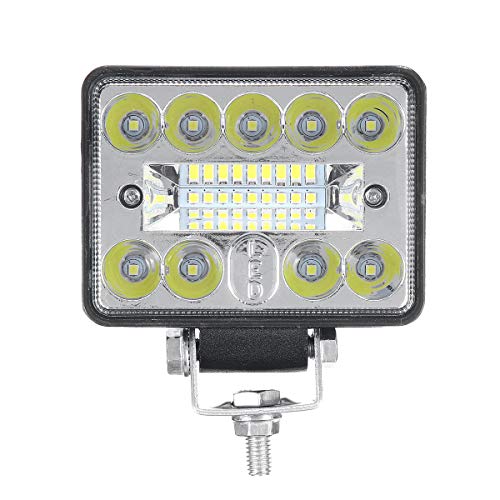 KASILU 3 Pulgadas 54W LED Trabajo Fundición débil Fundición Viga de Combo 6000K Blanco for camión SUV 9-30V Bricolaje