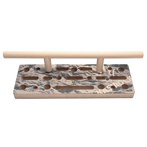 KASIROCK Módulo de dominadas para tablas de entrenamiento, barra de dominadas para casa, de madera de haya maciza, 70 cm KASIROCK Módulo de dominadas para tablas de entrenamiento, barra de dominadas para casa, de madera de haya maciza, 70 cm