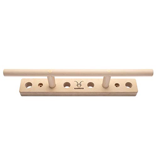 KASIROCK Módulo de dominadas para tablas de entrenamiento, barra de dominadas para casa, de madera de haya maciza, 70 cm KASIROCK Módulo de dominadas para tablas de entrenamiento, barra de dominadas para casa, de madera de haya maciza, 70 cm