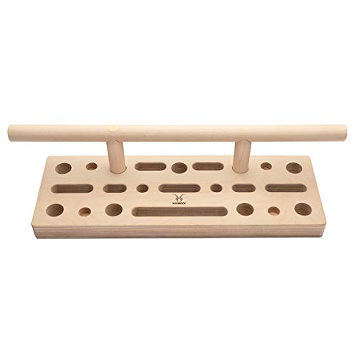 KASIROCK Módulo de dominadas para tablas de entrenamiento, barra de dominadas para casa, de madera de haya maciza, 70 cm