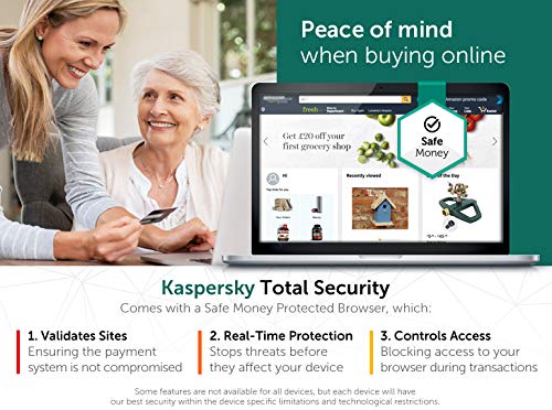 Kaspersky Total Security 2019 | 10 Devices | 1 Year | PC/Mac/Android | Dowload, Código Dentro De Un Paquete Kaspersky Total Security 2019 | 10 Devices | 1 Year | PC/Mac/Android | Dowload, Código Dentro De Un Paquete