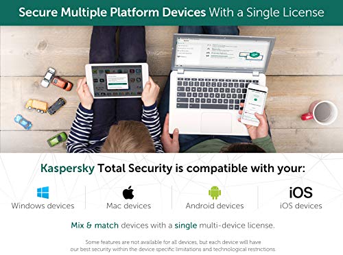 Kaspersky Total Security 2019 | 10 Devices | 1 Year | PC/Mac/Android | Dowload, Código Dentro De Un Paquete Kaspersky Total Security 2019 | 10 Devices | 1 Year | PC/Mac/Android | Dowload, Código Dentro De Un Paquete