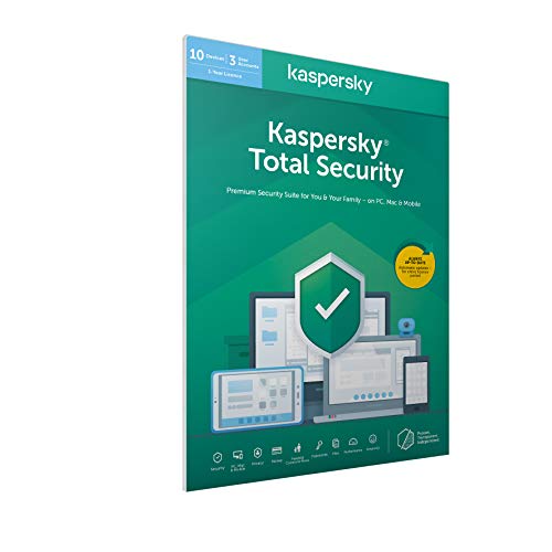 Kaspersky Total Security 2019 | 10 Devices | 1 Year | PC/Mac/Android | Dowload, Código Dentro De Un Paquete Kaspersky Total Security 2019 | 10 Devices | 1 Year | PC/Mac/Android | Dowload, Código Dentro De Un Paquete