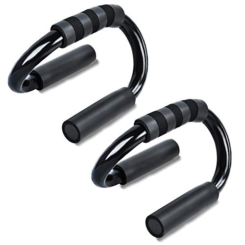 KATELUO Agarre Flexiones, Push Up Bars Stand Soporte para Flexiones, Flexiones con Empuñaduras con Empuñadura de Espuma para Ejercicios Gimnasio Entrenamiento Deporte para Hombres y Mujeres