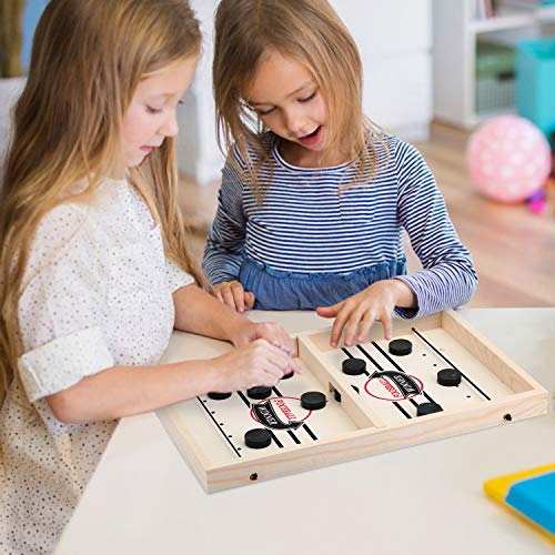 KATELUO Juego de Mesa de Hockey,Juego de Air Hockey para Mesa,Adecuado para la interacción Entre Padres e Hijos, Actividades de reunión Familiar KATELUO Juego de Mesa de Hockey,Juego de Air Hockey para Mesa,Adecuado para la interacción Entre Padres e Hijos, Actividades de reunión Familiar